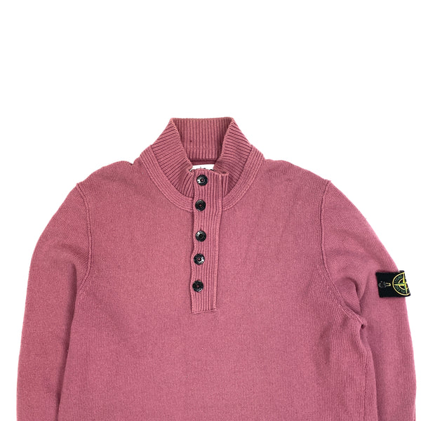 Stone Island Pink Knitted Pullover Jumper