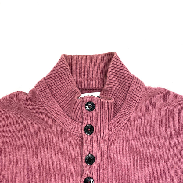 Stone Island Pink Knitted Pullover Jumper