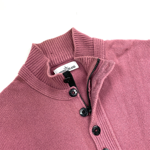 Stone Island Pink Knitted Pullover Jumper