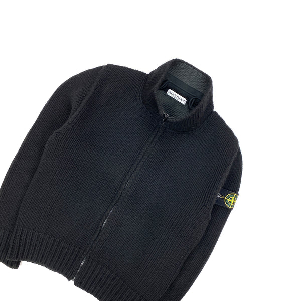 Stone Island 2005 Thick Knitted Jacket