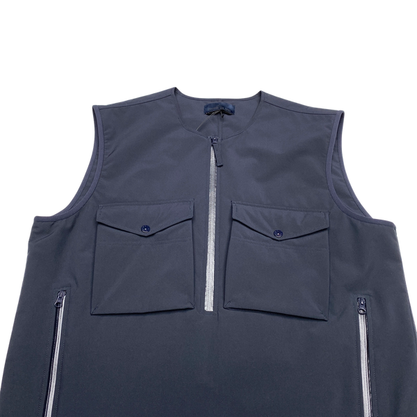 Stone Island Navy Ghost Stretch 5L Gilet