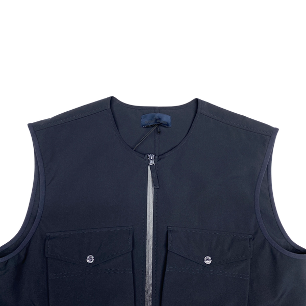 Stone Island Navy Ghost Stretch 5L Gilet