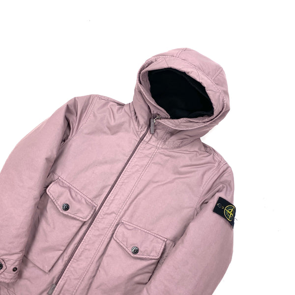 Stone Island Dusty Pink David TC Primaloft Lined Hooded Jacket
