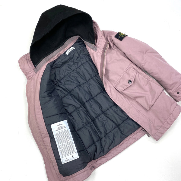 Stone Island Dusty Pink David TC Primaloft Lined Hooded Jacket
