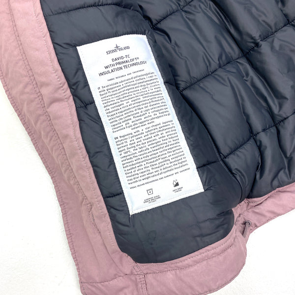 Stone Island Dusty Pink David TC Primaloft Lined Hooded Jacket