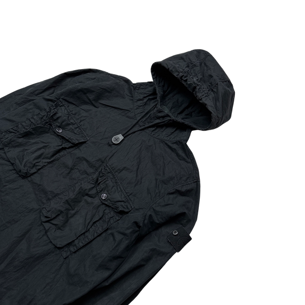Stone Island 2019 Black Ghost Cotton Resin Smock Medium Mat s