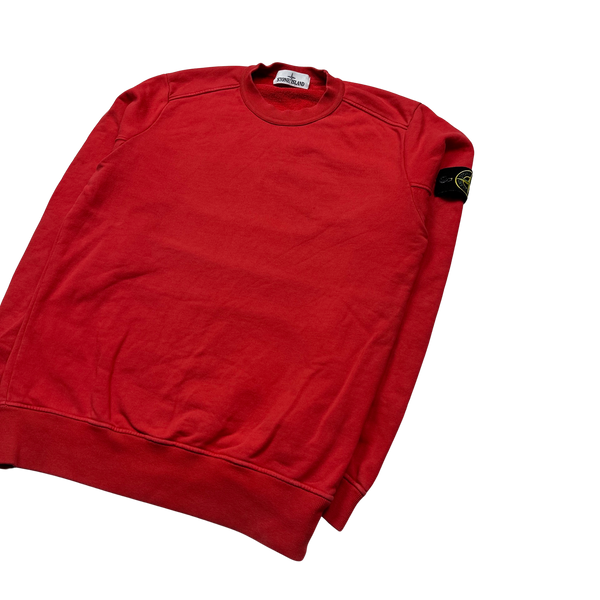 Stone Island Red 2016 Crewneck Sweatshirt - Medium