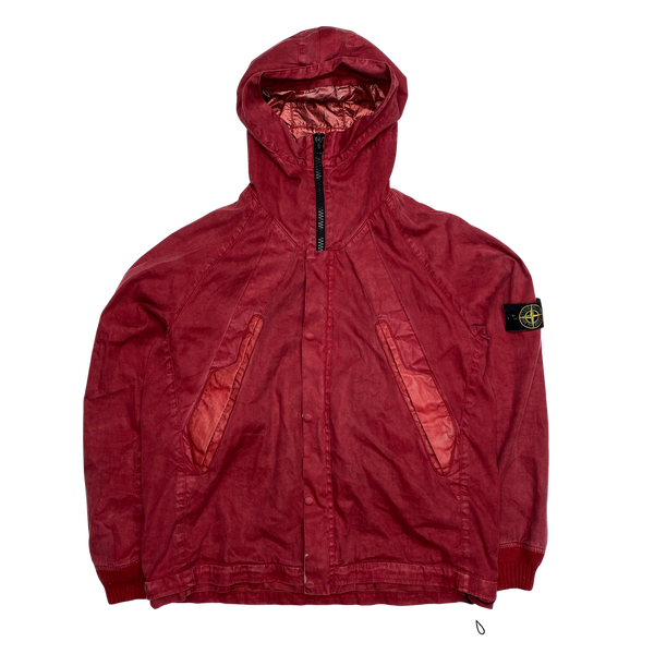 Stone Island Vintage Red 2004 Lino Flax Jacket