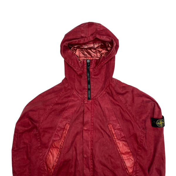 Stone Island Vintage Red 2004 Lino Flax Jacket