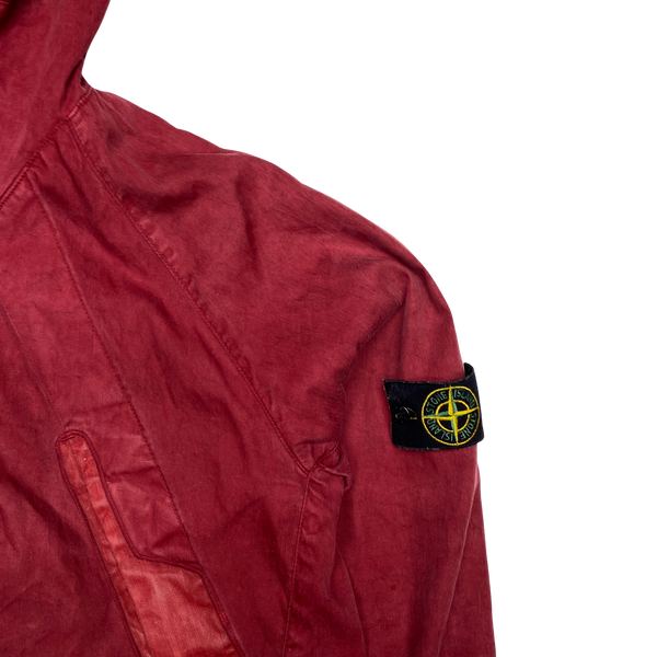 Stone Island Vintage Red 2004 Lino Flax Jacket