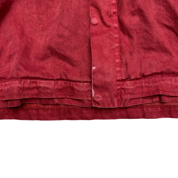 Stone Island Vintage Red 2004 Lino Flax Jacket