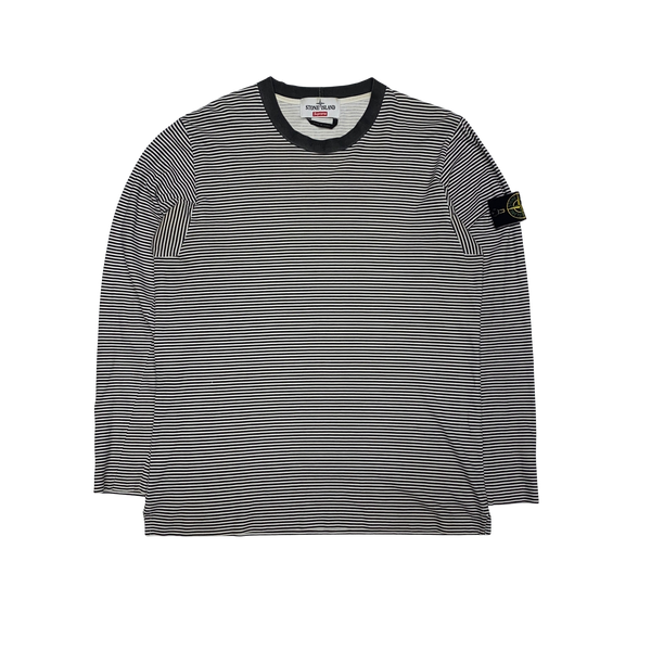 Stone Island 2015 Supreme Black & White Longsleeve Top