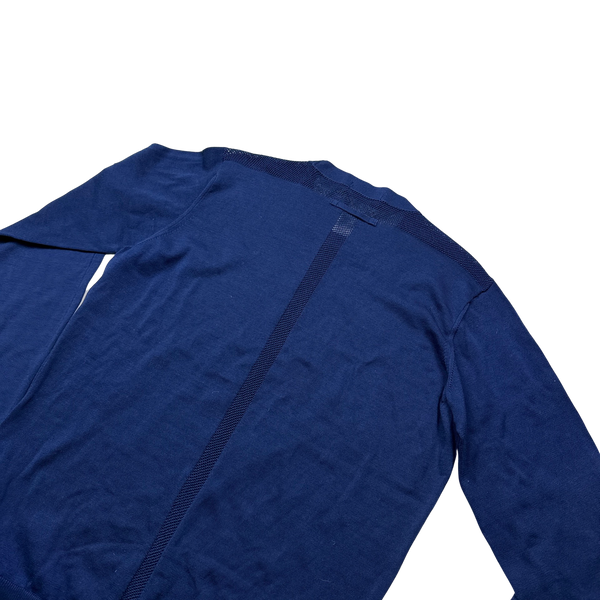 Stone Island Blue Shadow Project Knitted Crewneck - Large