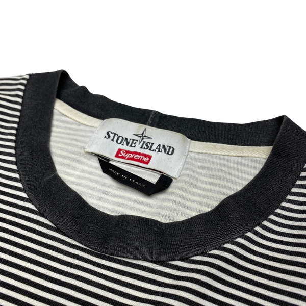 Stone Island 2015 Supreme Black & White Longsleeve Top