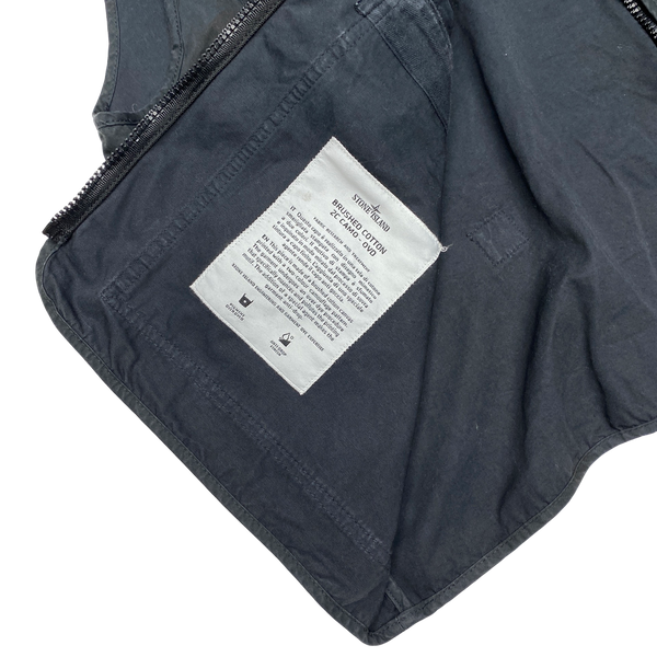 Stone Island x Supreme Brushed Cotton 2C Camo OVD Vest