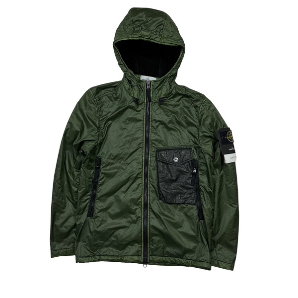 Stone island lamy deals flock jacket navy