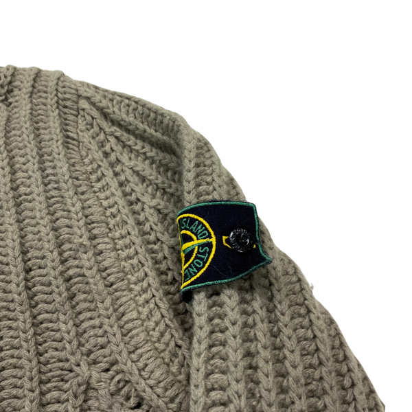 Stone Island Vintage 1998 Heavy Knitted Cotton Jumper