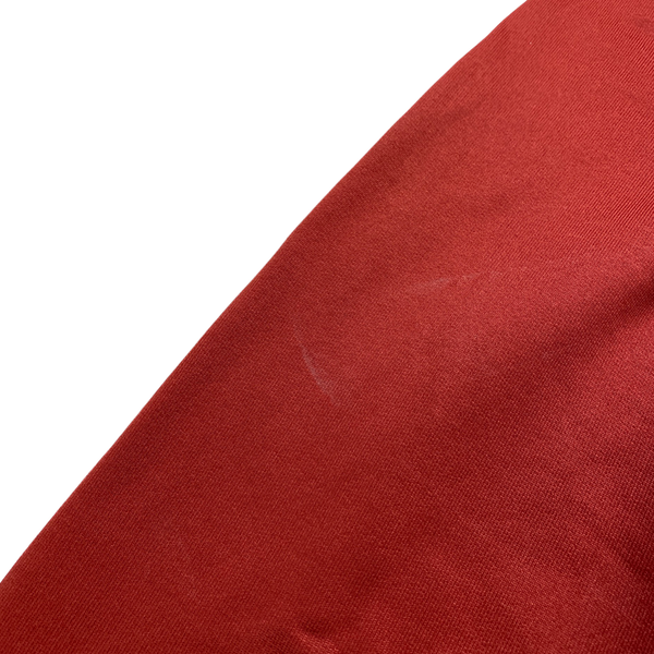 Stone Island Red Nylon Cotton Blend Crewneck Jumper