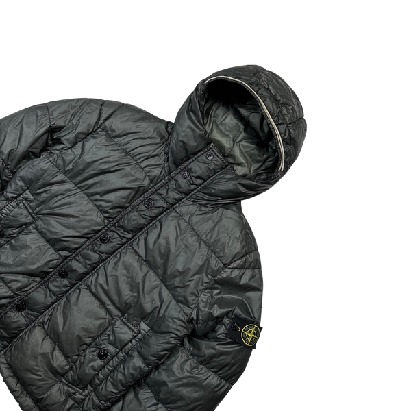 Stone Island 2013 Grey Garment Dyed Puffer Jacket - Small