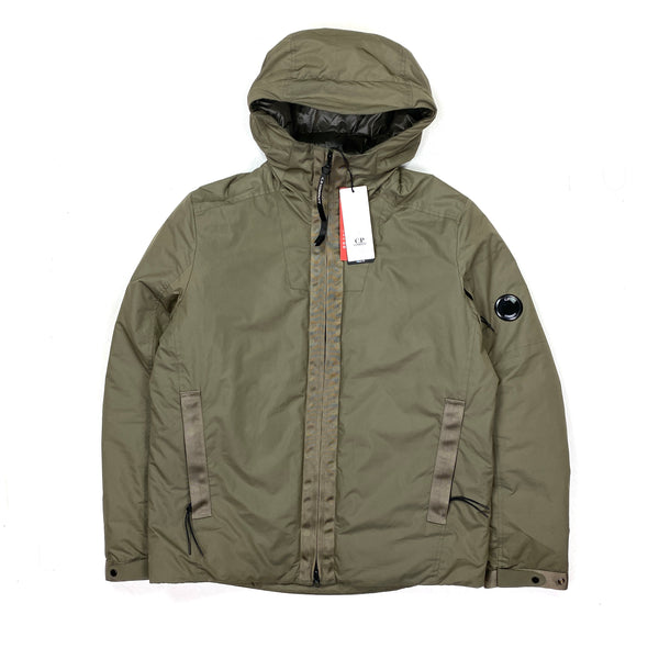 CP Company Olive Green Micro M Down Filled Jacket