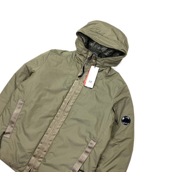 CP Company Olive Green Micro M Down Filled Jacket