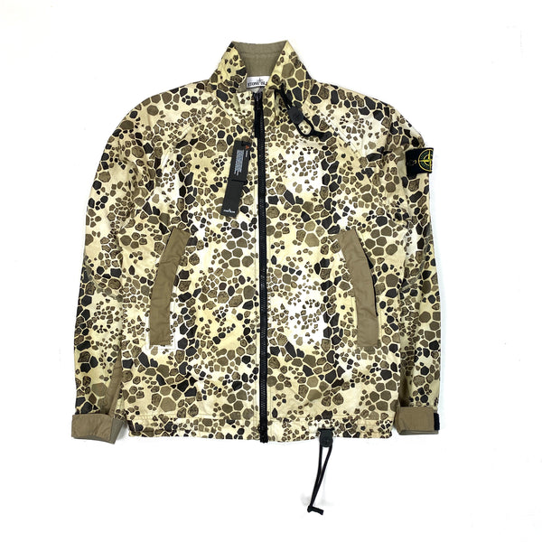 Stone Island Desert Alligator Camo Light Cotton / Nylon Jacket