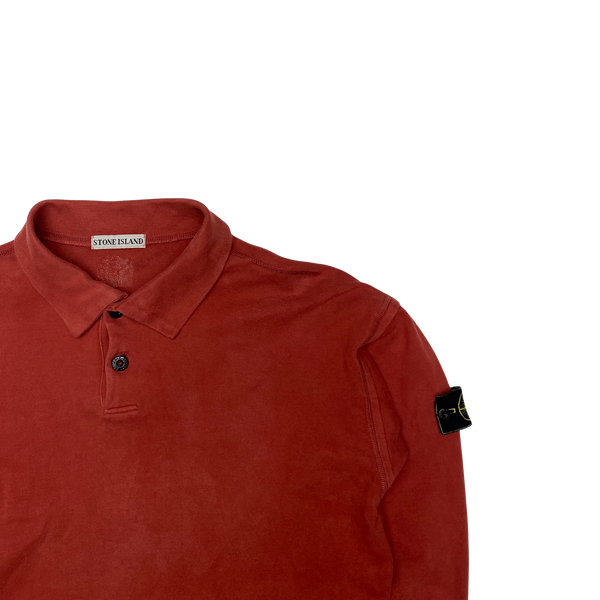 Stone Island 1989 Vintage Red Thick Cotton Pullover