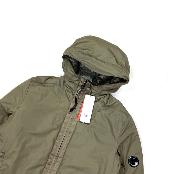 CP Company Olive Green Micro M Down Filled Jacket