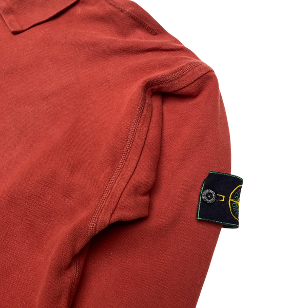 Stone Island 1989 Vintage Red Thick Cotton Pullover