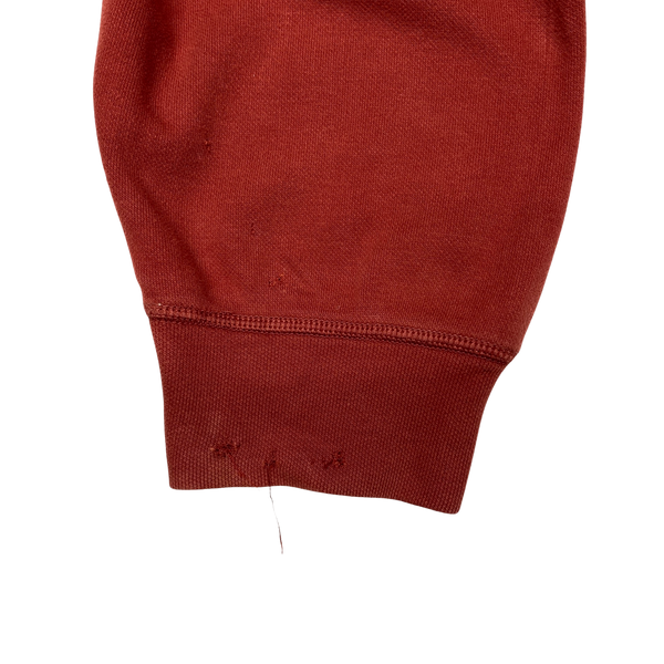 Stone Island 1989 Vintage Red Thick Cotton Pullover