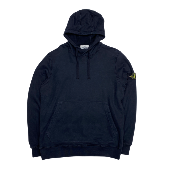 Stone Island 2020 Navy Cotton Pullover Hoodie