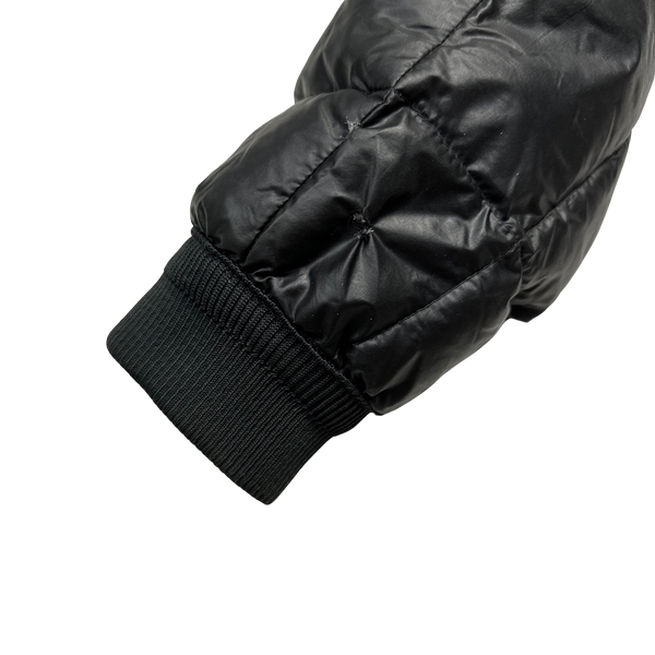 CP Company Black Down Filled Goggle Puffer Jacket - Medium