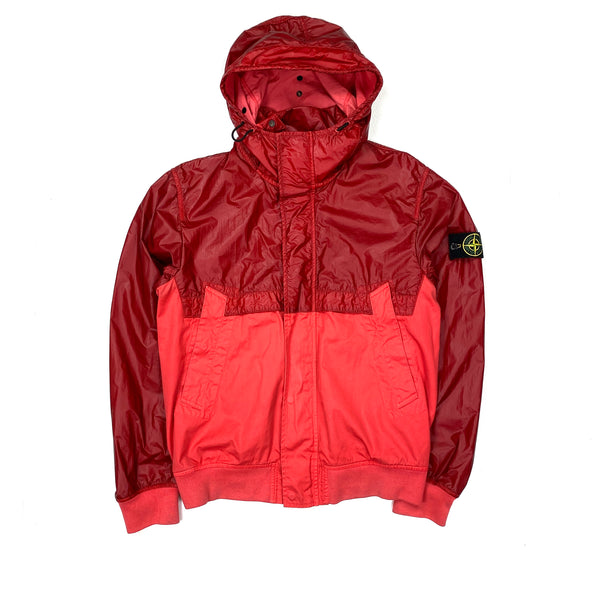Stone Island Red Glass Bativia Jacket