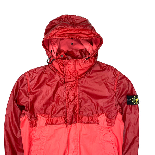 Stone Island Red Glass Bativia Jacket