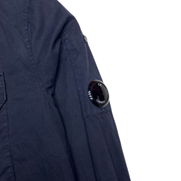 CP Company Dark Navy Cotton Overshirt