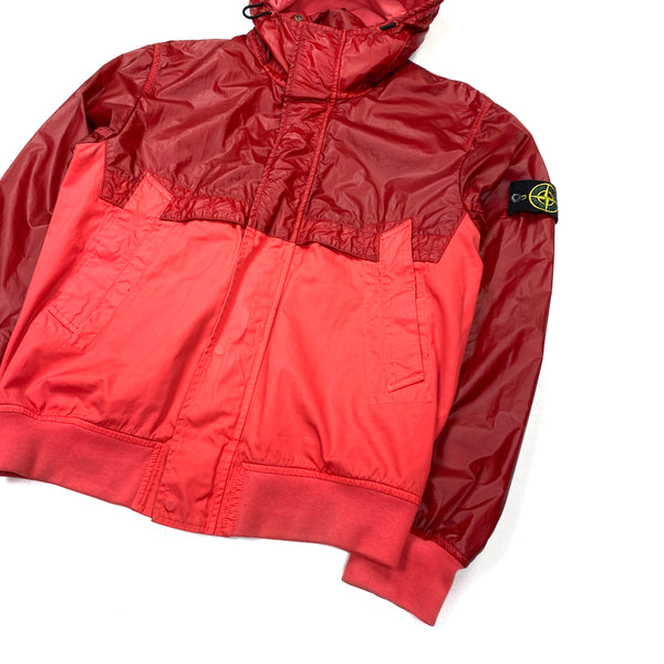 Stone Island Red Glass Bativia Jacket