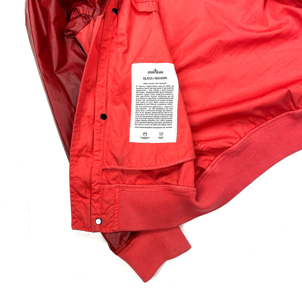 Stone Island Red Glass Bativia Jacket