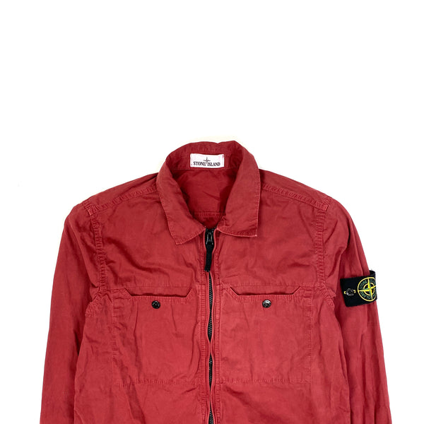 Stone Island 2016 Red Garment Dyed Overshirt
