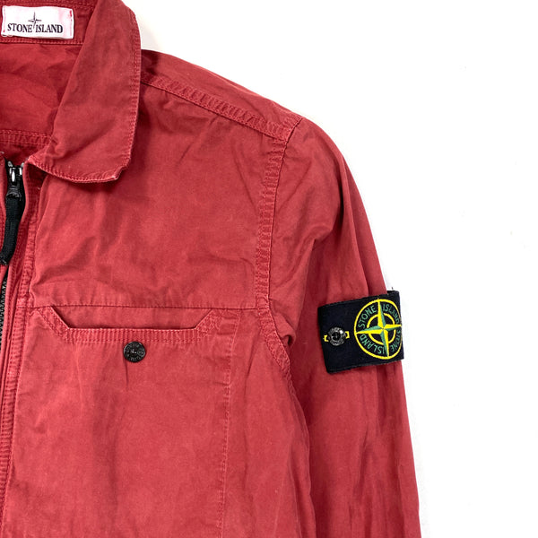 Stone Island 2016 Red Garment Dyed Overshirt