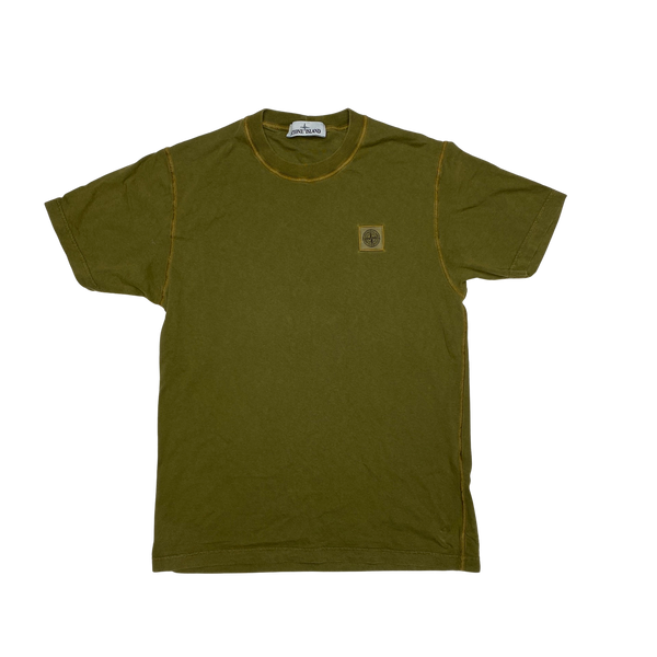 Stone Island 2021 Khaki Cotton T Shirt