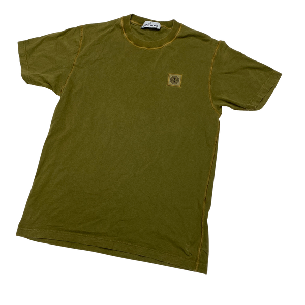 Stone Island 2021 Khaki Cotton T Shirt