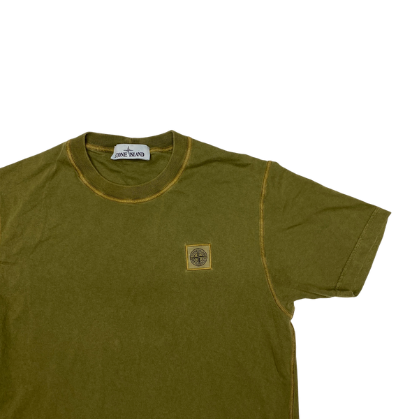 Stone Island 2021 Khaki Cotton T Shirt