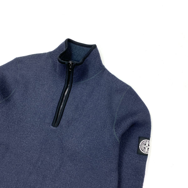 Stone Island Vintage 2003 Quarter Zip Pullover Jumper