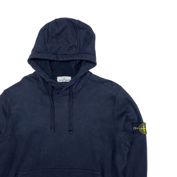 Stone Island 2020 Navy Cotton Pullover Hoodie
