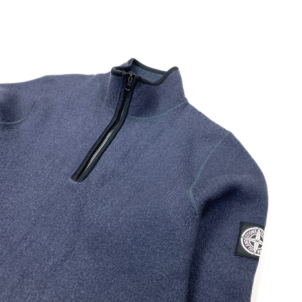 Stone Island Vintage 2003 Quarter Zip Pullover Jumper