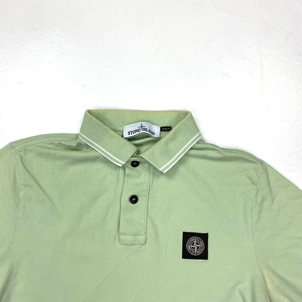 Stone Island Mint Green Polo Top