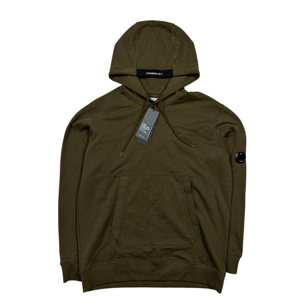 CP Company Ivy Green Cotton Lens Viewer Hoodie - XXL