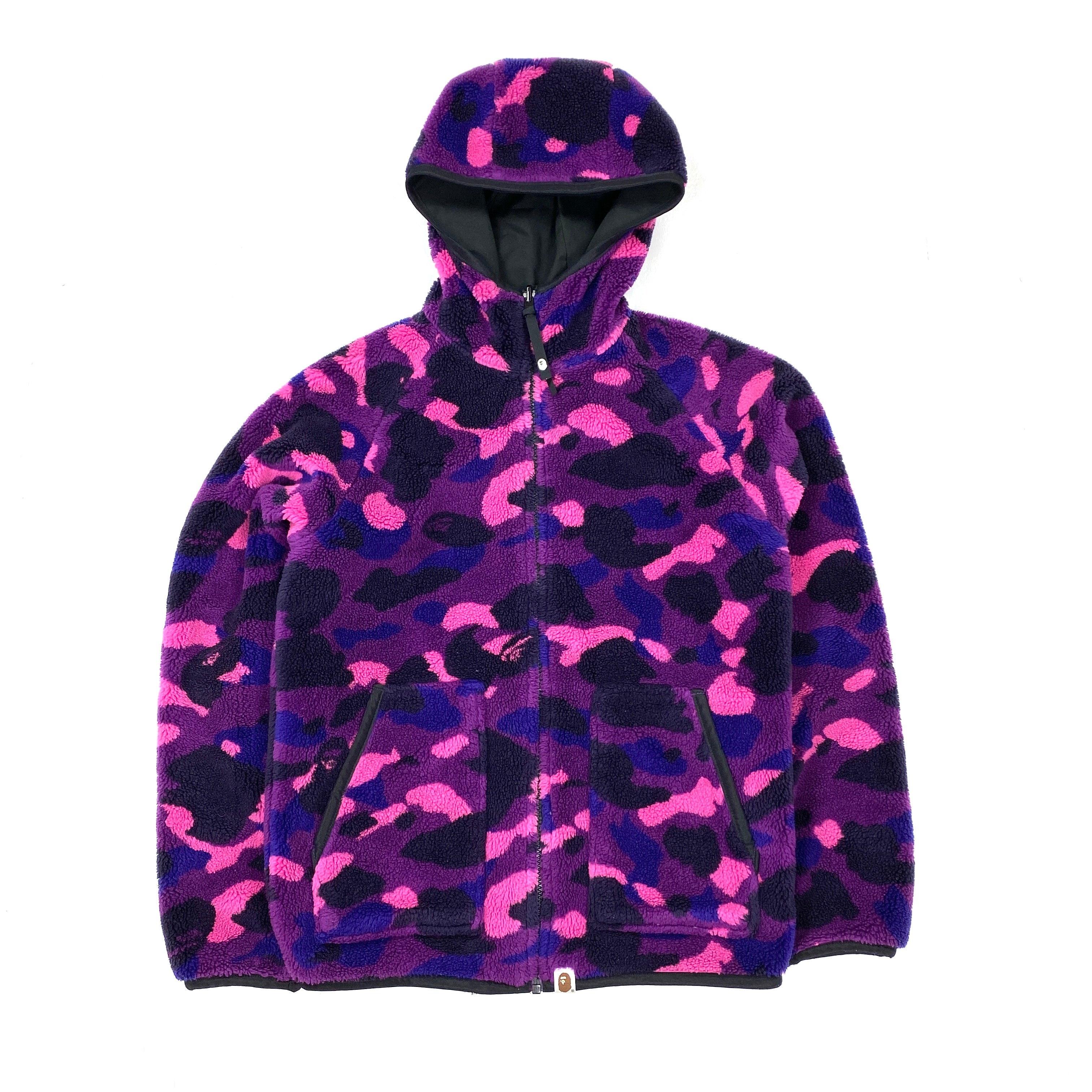 Purple bape outlet coat