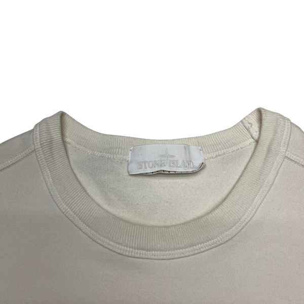 Stone Island 2017 White Ghost Crewneck Sweatshirt
