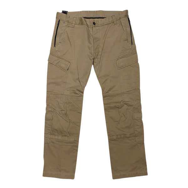 Stone Island 2008 Tan Multipocket Straight Fit Cargo Trousers